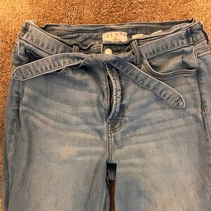 JEN7 Light Blue Tie-Waist Women’s Jeans
